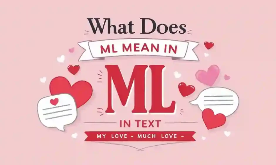 What Does ML Mean in Text